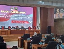 DPRD Polman Tetapkan Pimpinan Dewan Periode 2024-2029