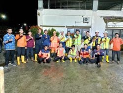 BPBD Sulbar Lakukan Antisipasi Banjir ROB di RS Bhayangkara Mamuju