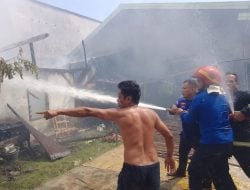 Dua Rumah di Sidodadi Ludes Terbakar, Warga Sempat Dengar Suara Ledakan