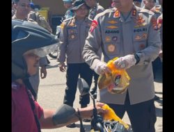 Tangani Stunting dan Dukung Ketahanan Pangan, Kapolda Bagikan Ikan  Secara Gratis