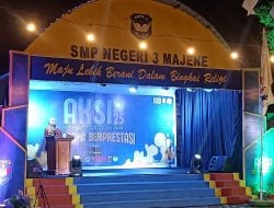 Wabup Andi Rita Basharoe Apresiasi AKSI SMPN 3 Majene 2025