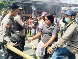 Eksekusi Lahan di Lapeo Memanas, Massa Blokade Jalan, Empat Provokator Diamankan