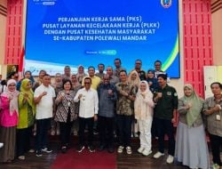 Tingkatkan Pelayanan Kecelakaan Kerja, BPJAMSOSTEK Sulbar Kerjasama Seluruh Puskesmas di Polman