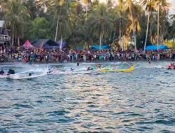 Festival Penyu 2025: Lomba Perahu Tradisional Meriahkan Pantai Mampie