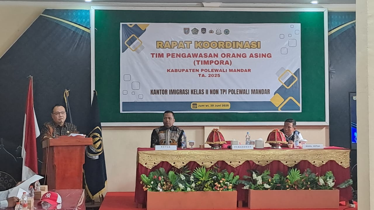 Rakor Timpora, Imigrasi Polman Tingkatkan Pengawasan WNA