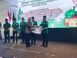 Usai Dilantik, GP Ansor Sulbar Terima Bantuan Ternak Dari Pemprov