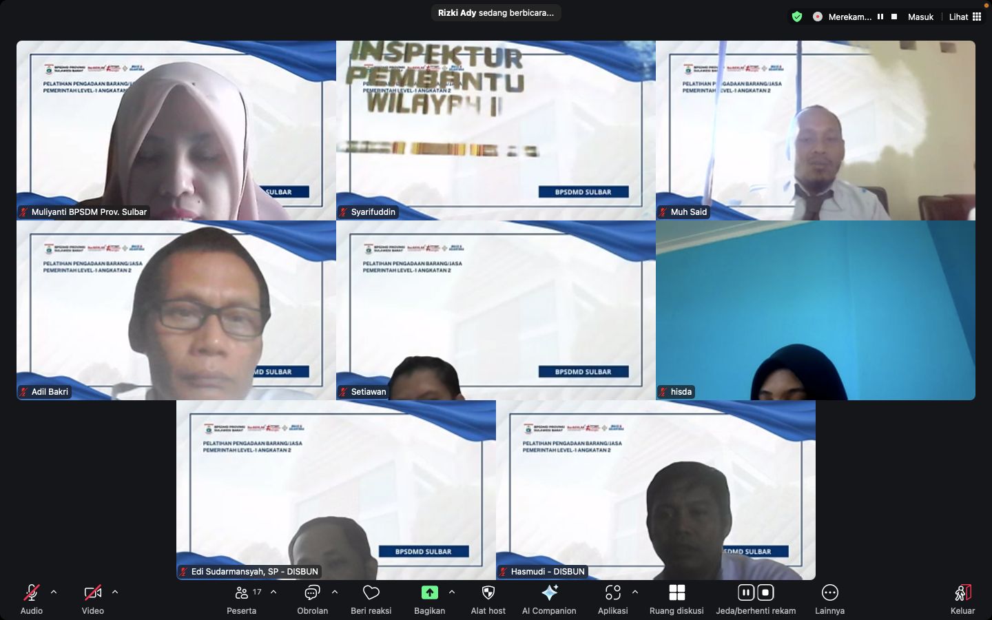 BPSDM Sulbar Tingkatkan Kompetensi Pengadaan Barang dan Jasa