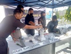 Kejari Majene Musnahkan 16 Gram Sabu dan Ribuan Pil Boje