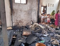 Api Lalap Rumah di Pambusuang, Warga Padamkan Sebelum Damkar Tiba