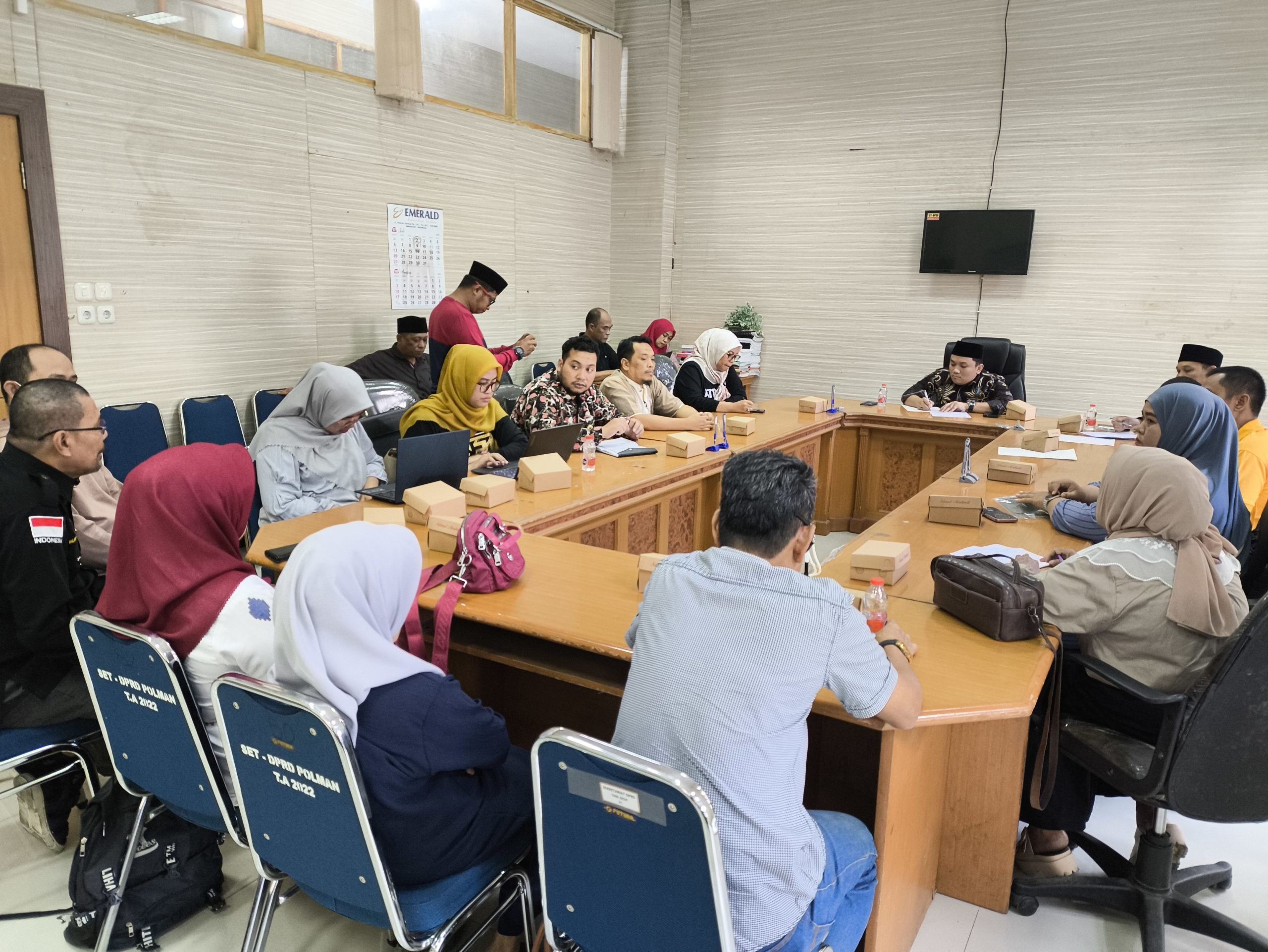 Kantor Pertanahan Polman Hadiri RDP Komisi I DPRD Polman